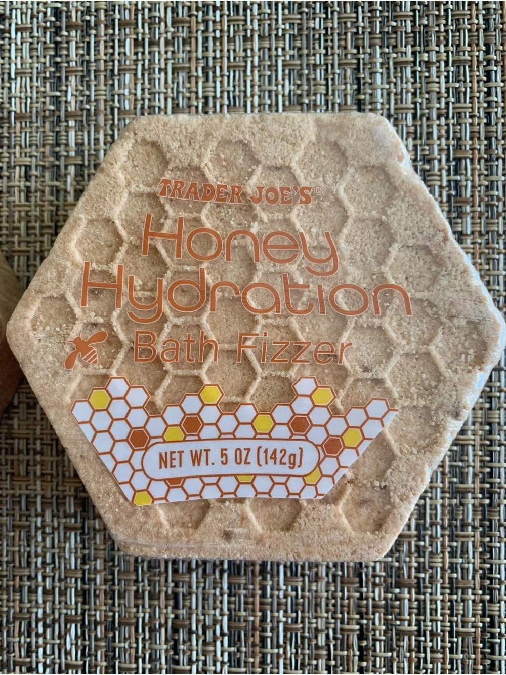 Trader Joe's Honey Hydration Bath Fizzer Bars